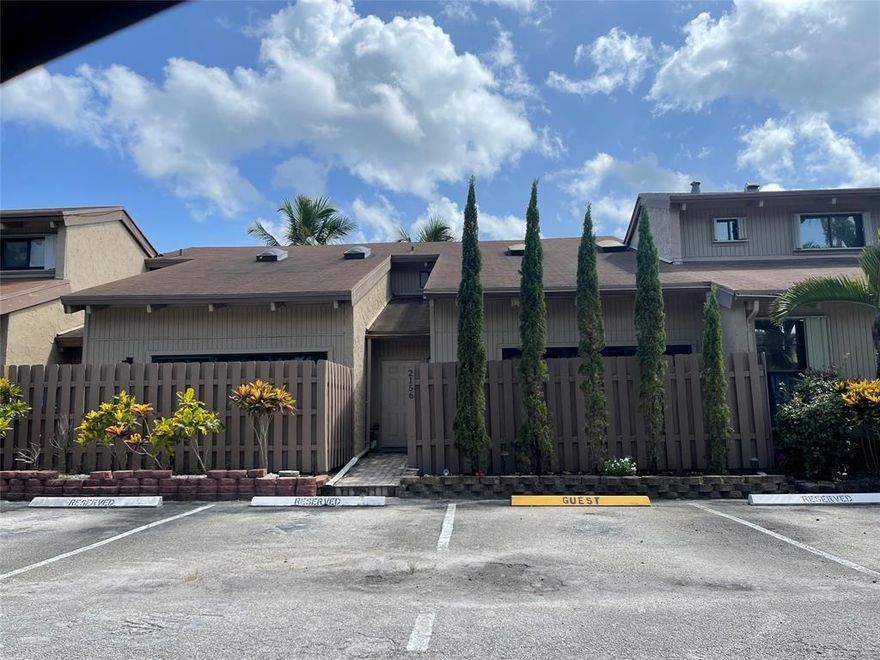 "THE ESCAPE" AT ARROWHEAD--2 BEDROOMS--LOFT STYLE---MASTER UPSTAIRS 24X16 WITH 8X7 WALK IN CLOSET---2 BATHS---ON WATER WITH GOLF COURSE VIEW------CURRENT TENANT HERE UNTIL 11/19/2025--SHOWN BY APPT----IMPACT WINDOWS/DOORS (2021)---BATHROOMS REMODELED IN 2023 WITH WOOD STYLE TILING & QUARTZ COUNTER TOPS---BACK YARD BAR IN 2019-----KITCHEN HAS STAINLESS STEEL FRENCH DOOR REFRIGERATOR---OVEN ----DISHWASHER & MICROWAVE NEW IN 2023----PLUS PANTRY ---2ND FLOOR  HAS ADDITIONAL MINISPLIT AC FOR BONUS COOLING-----CAN RENT  RIGHT AWAY!!!----COMMUNITY POOL---TENNIS AND BASKETBALL-- LOCATED IN THE HEART OF DAVIE------MINUTES FROM ALL SCHOOLS-----PARKS ----RESTAURANTS-----SHOPPING----MALLS-----ENTERTAINMENT VENUES-----CASINOS---AIRPORTS AND THE BEACHES------ALLOW HOA APPRX 2-3 WEEKS  FOR APPROVAL