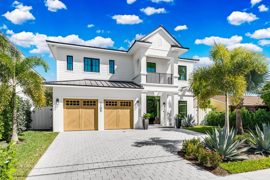 Experience Elevated Living in the Heart of Downtown DelrayWelcome to a rare opportunity to own a brand-new, custom-built residence in the coveted Dell Park neighborhood--just moments from the vibrant energy of Atlantic Avenue and only 1.5 miles from the beach. This stunning home masterfully combines timeless architectural charm with sleek, modern coastal design.Step inside to a thoughtfully crafted open-concept floor plan, where soaring ceilings and expansive windows bathe the home in natural light. Every detail has been curated for comfort and style, from the designer finishes to the seamless indoor-outdoor flow.The tranquil backyard is your private retreat--featuring a custom heated spa with elegant water features, perfect for relaxing or entertaining year-round.Enjoy the