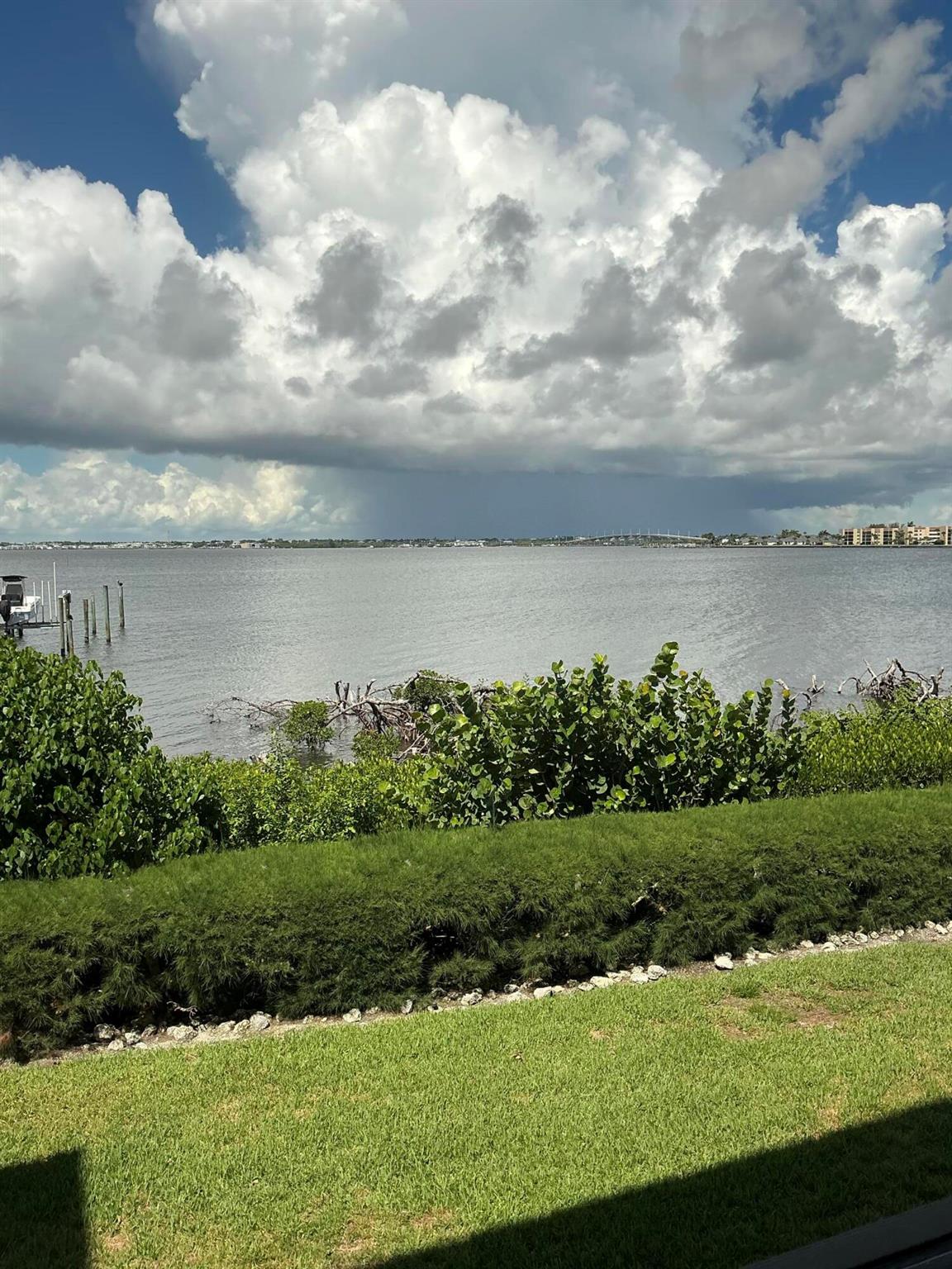 Be the first to move back into this gorgeous and tastefully renovated end condo unit boasting beautiful views of the intracoastal and steps to the beach . Enjoy the new high end finishes with quartz counters in kitchen and baths, stunning tiled showers and flooring, walk in custom closets and a beautiful and functional kitchen designed with additional storage. In unit washer and dryer! The new hurricane sliders to the screened in patio from each room make this one a must see. Make this your home for a stay in every season. Must see to appreciate!
