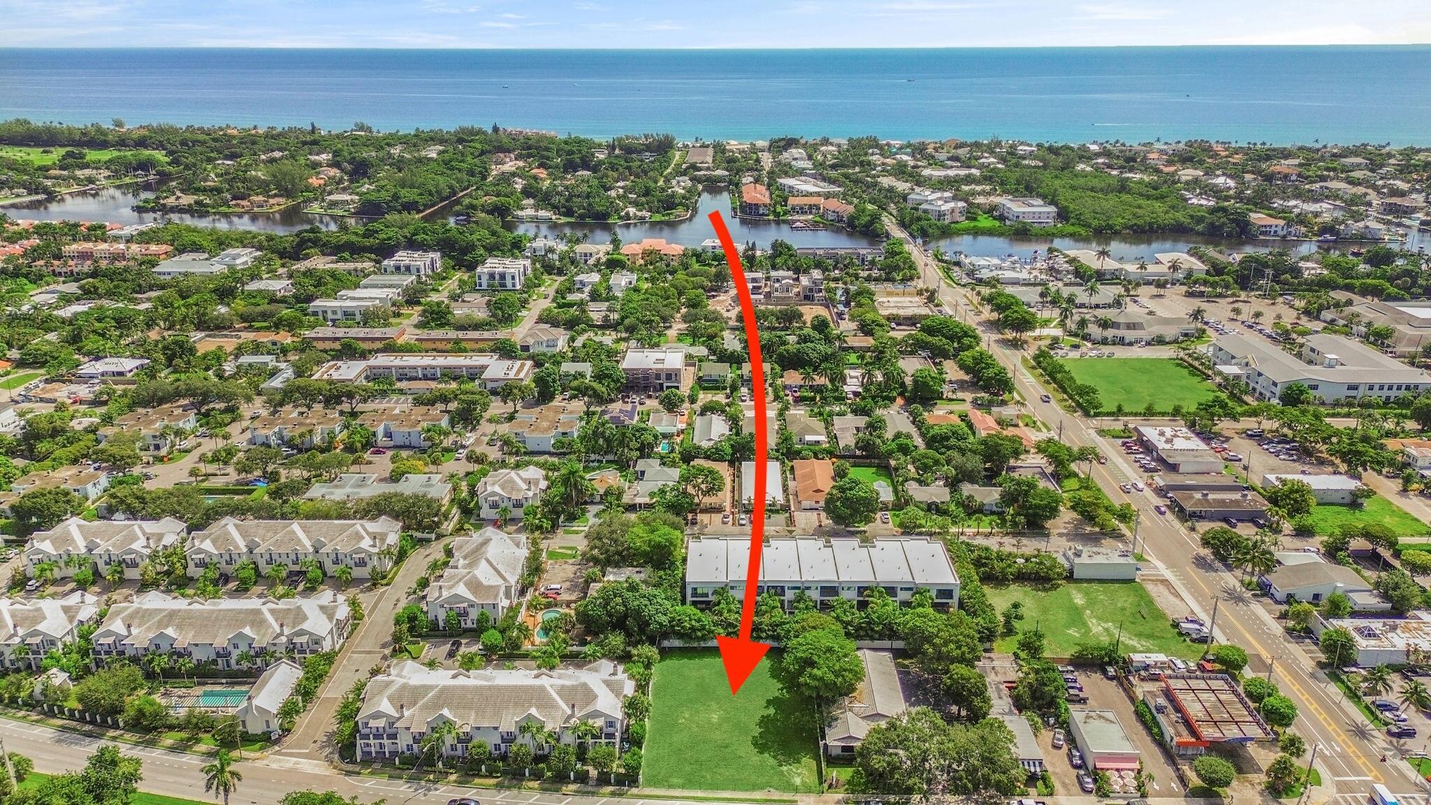 Development Opportunity! Prime location of vacant 0.33 acre. Site plan approval pending for three-unit townhome. Currently Zoned General Commercial with various uses. Walking distance to the vibrant Atlantic Avenue exclusive boutiques, art galleries, and cultural opportunities are all steps away. Feel. Parcel is located on the east side of NE 6th Ave in an area that is rapidly evolving!