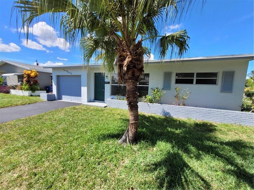 Beautifully updated 2-bedroom 1 bath with large patio, 1 car garage.This home has a new roof, updated kitchen with white soft-closed cabinets, new vinyl flooring throughout the entire house, large, enclosed patio, this home seats on a corner lot with a perfect view of the neighborhood.