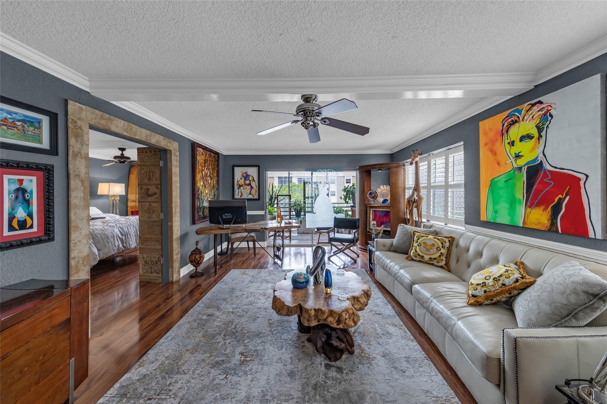 Lowest Priced Move in Ready unit at River Terrace! Secured entry and located along the Middle River. Fantastic location just minutes from the nightlife, dining and entertainment of Wilton Manors, Oakland Park Arts District, Las Olas, Downtown Fort Lauderdale, and the beach. This fully remodeled corn unit offers extra natural light and a spacious layout, with open kitchen, granite counters, wood cabinets, bar seating, updated lighting, ceiling fans and more. Newer AC, appliances, and water. Well-maintained community with enjoyable amenities including a heated pool on the canal, fitness center with sauna, tennis, pickleball, shuffleboard, pool table, event room, outdoor grill, and a boat dock on a first-come basis. Affordable luxury living in the heart of it all—easy to show by appointment.
