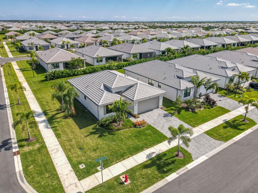 Come enjoy this beautiful 2 bed, 2 bath home in the prestigious 55+ community of Valencia Walk at Riverland. This desirable corner lot home has solid wood cabinets, granite countertops, impact windows and a very spacious, screened in back patio to enjoy the beautiful Florida sunrises. Riverland sets the bar when it comes to amenities, offering a vibrant lifestyle with state-of-the art social club, modern fitness center, multiple resort style pools, arts and craft center, dog park, garden and scenic walking/golf cart paths throughout the community. This home is conveniently located near shopping, fine dining, and I-95, providing easy access to surrounding areas. Do not miss your opportunity to enjoy Florida living at its finest. Schedule your showing today!