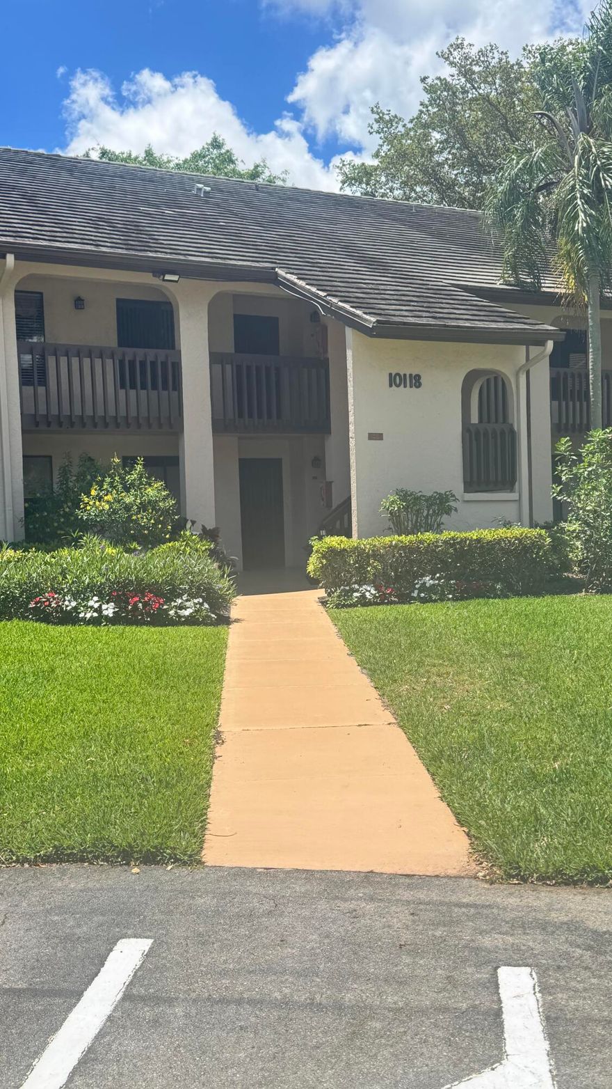 As luck would have it, this unit is a bargain. Located on the first floor of a friendly and active over 55 community! Many activities are available. The unit is being sold as is....make your personal additions and fix it to please yourself. TLC is needed and the pricing is the best bargain in town. Still inthe process of removing personal items. See it soon.