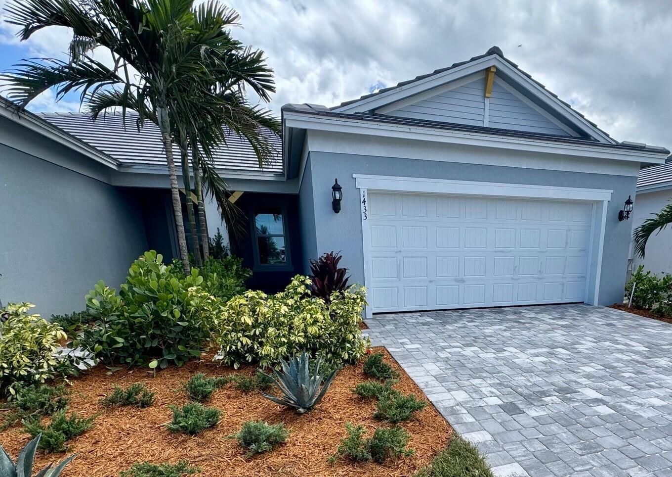 NEW CONSTRUCTION: Welcome to DiVosta's Newest Signature community in Vero Beach. Whether this is a winter getaway or your permanent address, the Colton villa plan offers split bedroom living and open concept. The home has been adorned with thoughtfully selected, on-trend design finishes including wood look tiles flowing seamlessly through every room. Enjoy the private view from your extended screened in lanai.