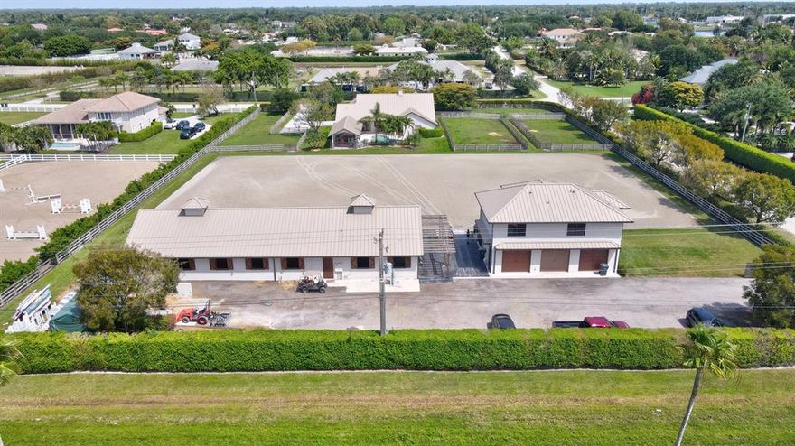 Newly Photographed, Virtual Tour & Videos. Fully renovated in 2015, this 2.45 acre high & dry Farm is the true jewel of Saddle Trail Park. Property is on City Water! Less than 2,500 ft hacking distance to WEF. 4 fully irrigated paddocks, Large Wordley Martin All Weather Ring at 130 x 220 w/ complete underground drainage system. 6 big gun sprinklers for full coverage irrigation of ring. Electric operated gate to barn w/ apron at road For tractor trailers to access barn. Also ample space behind barn for large trailer/truck parking. Sure to impress the barn features TEN 12x12 stalls w/ stall, aisle, grooming area fans. 5 grooming stalls 3(in) 2(out). 2 wash racks w/ hot & cold water...Overhead fly spray system, feed room, A/C tack room  ''view supplement 4 more....