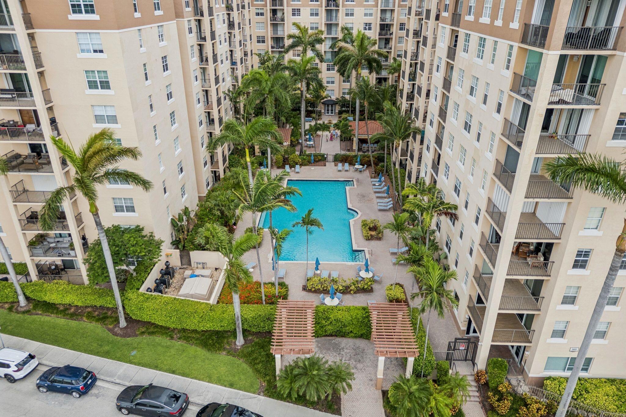 Welcome to Flagler Pointe! This luxury waterfront home offers a tastefully furnished apartment with stunning views of the water! Located across the street from the Intracoastal, everything needed for a relaxing getaway is within a short distance. Gorgeous community pool, fitness center, sauna, billiards, jacuzzi, a fitness center. 24 hour concierge services, 24 hour on-site security, gas grills, and all within a mile of Clematis Street, Cityplace, and outlets. Close to Palm Beach Intl Airport. Includes basic cable and hi speed internet. Owner prefers a 3 month minimum, but will consider all offers. SPECIAL: JULY - SEPTEMBER, $2,000/Month!! OCTOBER - DECEMBER $2,700/Month. Season $4,500/Month 1-3 months, or $4,000 per month 4-6 months. Internet, Cable, Electric, Water included!