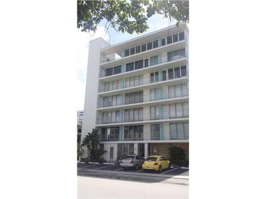 Updated with tiled floors throughout and excellent closet space.  Light and bright with floor to ceiling windows.  Just a few blocks to the Beach.