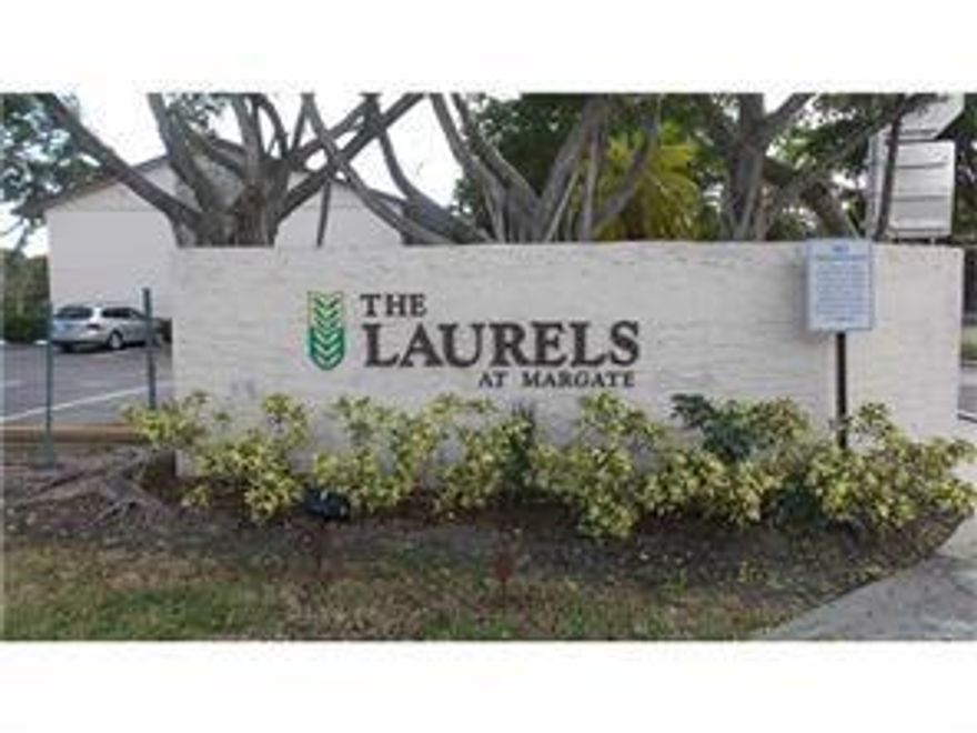 This is it!  All Ages.  Huge 1 bedroom.  Updated with laminate floors.  Well maintained. No renting first 3 years of ownership.  Association requires 18 months of maintenance in escrow.2 new toilets, new garbage disposal, new plumbing both bathrooms, hurricane accordion shutters.maintenance covers: cable water, landscaping and pool