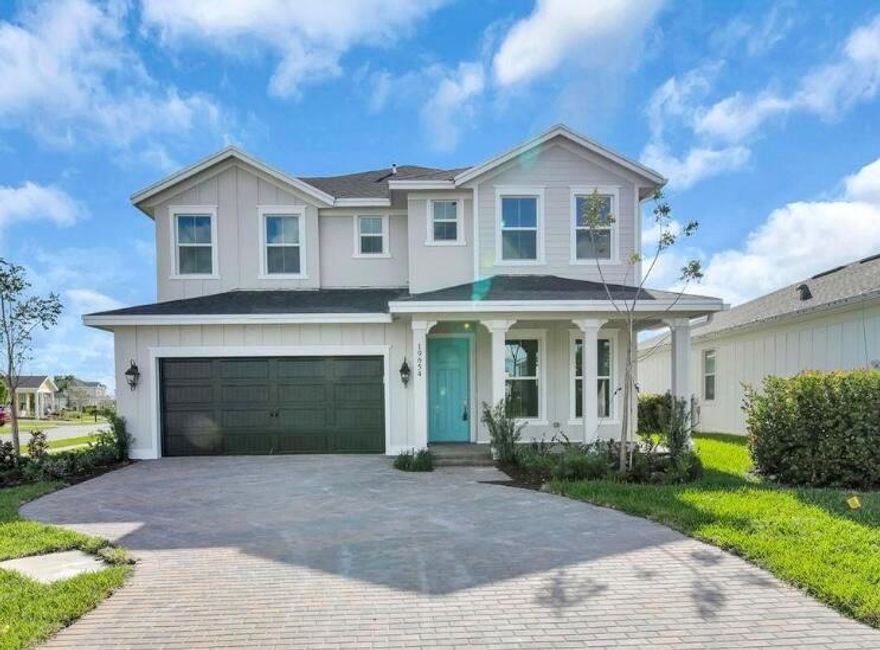 Stunning single family home located in luxurious Arden. Granite counter tops, tile, wood cabinetry, GE appliances, energy efficient construction, hurricane protection. Arden is a manned gated community centered around nature and farmhouse living. Tons of amenities including small boat launch area, kayak, paddle board and fishing and resort style pools. this Home has an extra room downstair that can be use as an office.