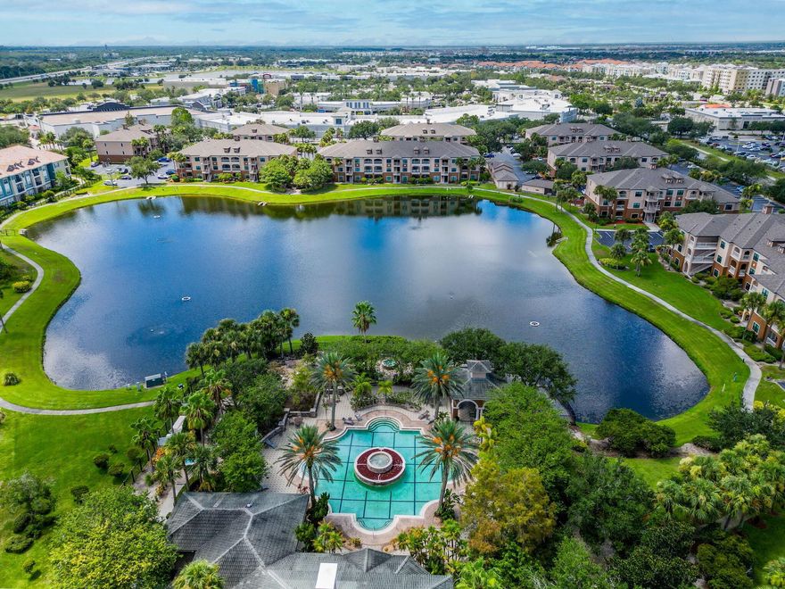 BEST PRICED 1 BEDROOM w/DEN IN COMMUNITY. MOTIVATED SELLER! Spacious one bedroom, one bathroom with additional FLEX room condo at an amazing price. Centrally located in the heart of Viera, FL. Only minutes away from Viera Regional Community Center, A rated schools, USSA Baseball Complex, grocery stores, Florida Institute of Technology (FIT). There's even more! With private gate access to The Avenue, you will be steps away from shops, restaurants, and entertainment, including soon to come Top Golf and Dave & Busters.Don't miss out on this 3rd floor unit. Best part. no upstairs neighbors, low HOA fees, and plenty of upgrades. A/C was replaced in 2021. Newer roof and hurricane impact windows ... perfect for hurricane season. Gorgeous, newly installed travertine and oak flooring.