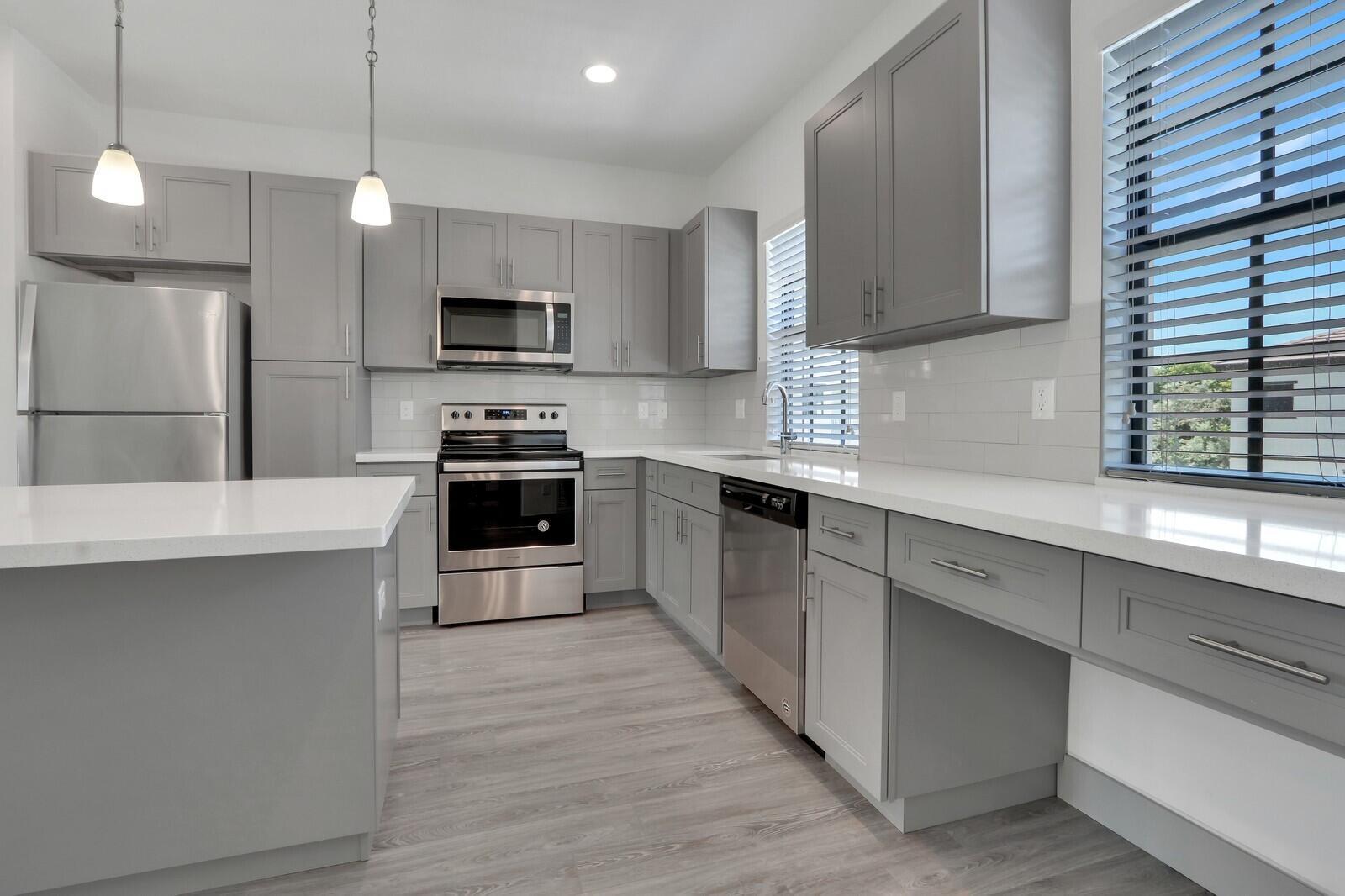 Beautiful 2-bedroom apartment available in The Park at Middle River Terrace community of Fort Lauderdale. Open concept living/dining area with wood-style floors throughout. The gourmet kitchen includes quartz countertops, an island, Shaker-style cabinetry, and all stainless appliances. Generous size master with sparkling bath attached. The community is conveniently located close to I-95, Las Olas, Downtown, and the beach. One pet under 30lbs allowed. Each unit is allowed to have a maximum of 2 cars.Save on move-in costs with our security deposit alternative! This simple and fast process could save you the hassle and upfront cost of a traditional cash deposit.