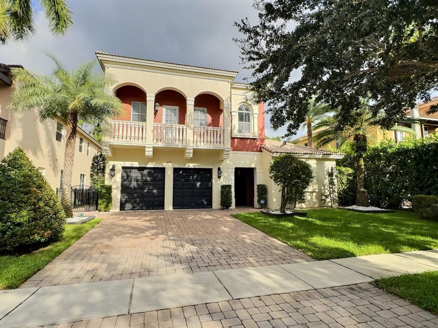 Elegant Mediterranean-Courtyard Style Pool Home in Worthington Estates, West Palm Beach!
Luxury meets comfort in this stunning 5BR/4BA home located in the exclusive gated community of Worthington Estates. Features include Porcelanosa floors throughout, high ceilings, and elegant architectural details. The gourmet kitchen boasts custom cabinetry, walk in pantry, granite counters, a large center island, and stainless steel appliances. The spacious primary suite offers a relaxing retreat with a luxurious bath and huge walk-in closet. Enjoy Florida living with your private courtyard-style pool, and covered patio—perfect for entertaining. Additional highlights: 2-car garage, courtyard 5th bedroom, and prime location near top schools, shopping, and highways.