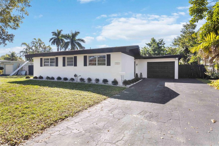 Nestled in the highly sought-after Plantation Park community, this stunningly remodeled single-family home offers the perfect blend of luxury, comfort, and convenience. Featuring a spacious split floor plan, this elegant 3-bedroom, 2-bathroom residence with a 1-car garage is designed for both relaxation and entertaining. Step inside to find new waterproof laminate flooring throughout, seamlessly complementing the abundant natural light that fills the separate living, dining, and family rooms. The gourmet kitchen boasts stainless steel appliances, modern finishes, and an open flow that enhances the home's sophisticated ambiance. The true highlight is the private backyard oasis, where a sparkling pool awaits, surrounded by a fully fenced yard for ultimate privacy.