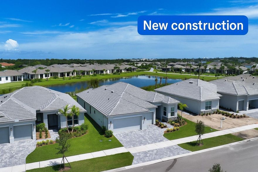 Stunning 3/3/3+den,lakeview Stellar Model with refined touches & designer finishes throughout.OVER $190k in builder & after market upgrades,IMPACT GLASS,2024 coastal home,BEST in the area & move-in ready! Elegant & open 2500+ SF, designer kitchen w/ wall oven, quartz counters, extensive storage/cabinet pullouts, designer lighting package, HUGE living room, MBR suite w/ dual sinks, walk-in shower & massive walk-in closest. Vero's hottest new community w/resort amenities incl,clubhouse,pool,fitness,pickleball. Ideal location minutes to dining, beach & medical. Not in flood zone. Owner relocating