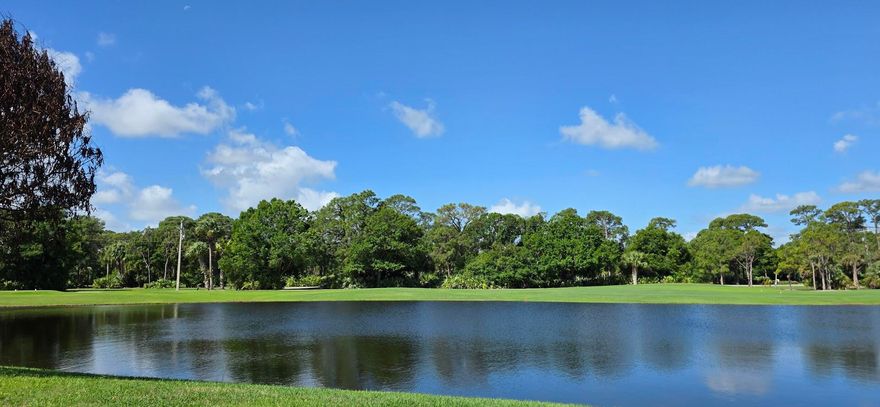 Exceptional opportunity in a prime location! Enjoy breathtaking private lake and golf course views from this well-designed home featuring newer roof 2024, soaring ceilings, a large kitchen with pantry and ample cabinetry, and a bright, airy layout with transom window. The primary suite offers a beautiful bay window. Priced well below market. value to account for updates. Incredible value for the right buyer. Home features 3 bedroom and 2 bathrooms with a large screened Lanai.