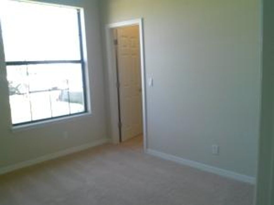 Brand new home, built in April, 2014. No one has ever lived in, granite upgraded kitchen.  Washer, dryer, light fixture, blinds, and fans will be installed on 4/17.