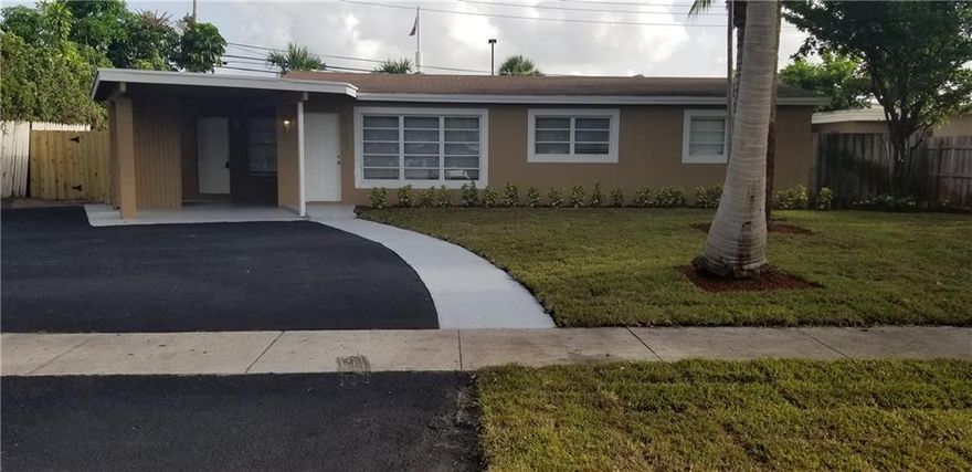 Updated 3 bedroom 2 bath home with pool and fenced in backyard. New appliances to be installed prior to closing. New A/C and kitchen.