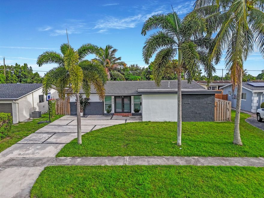 This beautifully maintained 3-bedroom, 2 bathroom & DEN Single-Family home offers the perfect blend of comfort, style, and functionality. This property features; BRAND NEW IMPACT WINDOWS & FRONT DOOR 2024, NEWER ROOF, Freshly Painted Exterior, Fence 2022, A/C 2022, SAMSUNG WASHER & DRYER 2021, Completely Updated GUEST Bathroom 2024, Brand new SAMSUNG Refrigerator, & the best part NO HOA. Just a few minutes from Sawgrass Mills, Restaurants, schools, and all major highways. Other feathers: 1-car GARAGE with a laundry area, large backyard, and so much more! Schedule a tour today!