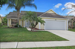 Professionally decorated, this wonderfully maintained home is in the heart of Wellington, close to Polo Grounds, showgrounds, restaurants, shopping and entertainment! Monthly cleaning, alarm system, water, electric and lawn service included in rent! Gated community in Wellington includes pool, kids playground and beautiful lake!