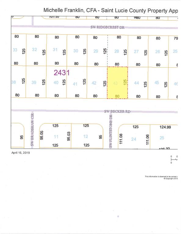 Port St Lucie - Land