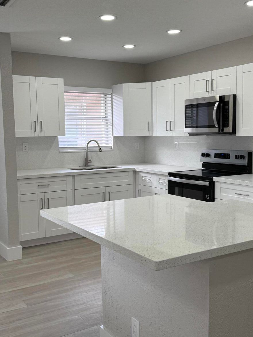 Newly renovated, beautiful 3-bedroom, 2-bath home in the middle of entertainment and fun.  Just minutes away from Hollywood Beach and the Broadwalk.  It offers a family-oriented environment and fun for everyone. at Dania Point and 5 area Casinos.  close to all major forms of transportation by air, land, and sea.  You are minutes away from major airports and seaports in Fort  Lauderdale and Miami-Dade County. It is a great community with schools, parks, and other leisure activities within walking distance of the home. Hurricane shutters, impact doors, a dedicated laundry room with a full-size washer and dryer, new tile floors, new bathrooms, and new kitchen appliances.  New tankless water heater.  Available for immediate occupancy.