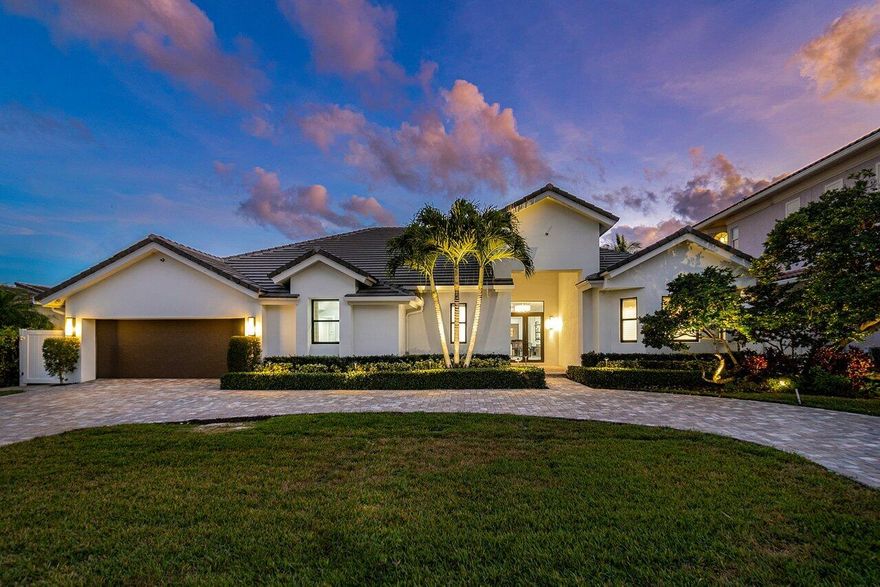 Flawless Gem Near Downtown Delray East of US1 on Oversized Lot with Southern Exposure. Completely Remodeled and Updated in 2016 by Luxury Custom Home-Builder Marc Julien and Professionally Decorated Interior! Rare modern single-story 3,097sf home with 4,160sf total, stretches along 90ft of wide deep-water canal, just off the ICW. No fixed bridges and separated by one home from the Point Lot! Spectacular open floor-plan on a 9,720sf lot offered turnkey as is with furniture and decor. The oversized quartz island is a masterful centerpiece surrounded by all gas Thermador appliances, Luxor cabinetry and butler's pantry. Contemporary home features dramatic high-ceilings, spectacular split floor-pan with 4-bedrooms and 4-full-baths. Full cabana bath leading to the pool, spa & fire pit. (cont) Luxurious Master suite with floor-to-ceiling open views of the canal, pool and deck, remote controlled shades, tray ceilings and a spectacular Master bathroom suite with free-standing tub. Impact windows and doors throughout showcase the endless water views, saltwater pool, spacious patio spaces and dock from almost every room in the home. 

All smart home locks and security systems, 20,000 lb boat lift, expanded patio/dock, upgraded dock to both 30amp and 50amp electrical service. Paver deck & circle driveway, 24kw whole-house generator, and two HVAC units.

Home is located in Tropic Isles of Delray Beach near Atlantic Avenue and surrounding Beaches near the Town of Delray Beach. Short drive to Mizner Park; Downtown Boca Raton, and conveniently situated between the Boynton Beach and Boca Raton Inlets, as well as the West Palm Beach and Fort Lauderdale international airports.