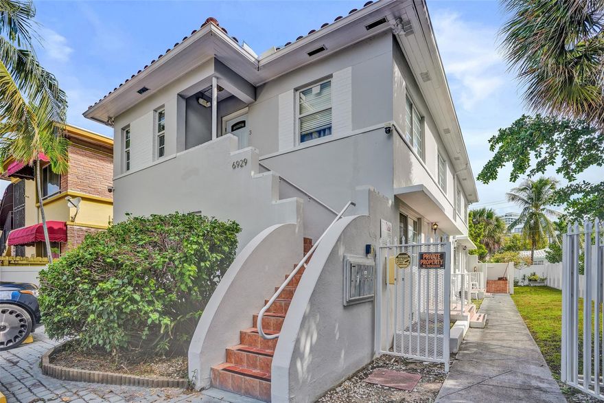 Newly renovated & fully furnished 2BR/1BA apartment in the desirable North Beach/Normandy Isles area of Miami Beach! This stylish ground-floor unit is in a gated building and features bright, modern interiors, tasteful furnishings, central AC, and an open layout. Enjoy your own private parking spot, convenient on-site laundry, and a cozy outdoor seating area perfect for relaxing or entertaining. You are minutes from the Atlantic Ocean, North Beach Oceanside Park, and Miami Beach’s vibrant dining scene, you’ll also find cafés, local shops, and Treasure Island Elementary close by. Quick access to public transit and main corridors makes commuting to South Beach and downtown Miami a breeze. Schedule a showing today to experience it for yourself!