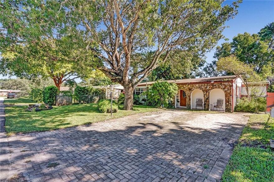 GREAT POTENTIAL ON THIS STARTER HOME FULL OF CHARACTER AND GREAT BONES FOR A RESIDENT OR INVESTOR. A/C FROM 2020, STAINLESS STEEL APPLIANCES.NEAR AIRPORT HARDROCK AND SHOPPING. GREAT PRIVATE BACKYARD TO ENJOY FLORIDA LIFESTYLE.THE HOUSE IS BEEN SOLD AS IS, ESTATE SALE SO, THERE'S NO SELLER'S DISCLOSURE. DO NOT STEP ON THE AREAS WITH CONES IN BACKYARD. UTILITY/LAUNDRY ROOM ACCESIBLE FROM DOOR IN DEN.SURVEILLANCE CAMERAS INSTALLED. GREAT PICTURES  COMING SOON.USE SHOW ASSIST.