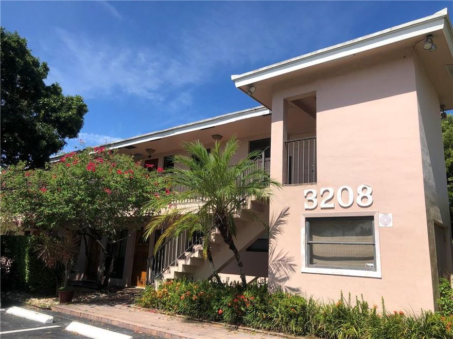 Another Coral Ridge Condo SOLD by Deborah London. Welcome home to this old Florida style WATERFRONT 2/2 corner unit condo located in Coral Ridge < 1/2 m. to beach! You will enjoy long DIRECT water view from this bright 2nd floor unit from your PRIVATE 20' screened balcony overlooking the updated pool and intracoastal which is large enough to dine, entertain & enjoy the morning sun. Relax on your balcony with dual access from sliders in living room & bedroom. This bldg has newer pool, dock & seawall. The kitchen has been updated with light colored silestone countertops & wood cabinets. The A/C  & HWH was replaced approx 9 years ago. This quaint 6 unit bldg. is PET friendly and provides parking space for 2-4 vehicles. Please call Deb for private showing today!