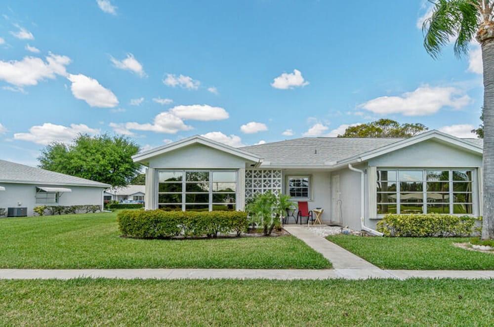 Beautifully updated 55+villa, in a quiet area of High Point. Open floor plan. Remodeled open kitchen with beautiful counter top, white cabinets, new appliances. Two full baths with new vanities and fixtures. Spacious Great room open to a Florida room/den or 2nd bedroom for guests. Close to shopping, beautiful Delray beaches, downtown Delray.
Broker Owner.
Home is vacant on lockbox Show easy. Call or text broker for the code.