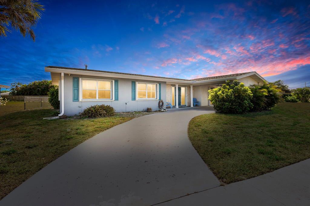 Welcome to 473 Riomar Dr, a (3) bed, (2) bath, 1400 sqft CBS Home, complete with a bonus room, and situated on .39 acres. Perfect starter home or investment property located in the River Park area of Port St Lucie. Upgrades include Exterior Paint (2022), Guest Bathroom completely Remodeled(2022), Ductwork(2021), Hurricane Shutters(2021), Whole House repiped (2017), Master Bedroom wood-like laminate floors(2022), and Electrical Panel(2022). The backyard is completely fenced. Plenty of space for your work vehicles, a camper, or a boat. Close to shopping and restaurants. Public Water and Septic. County only taxes & NO HOA.