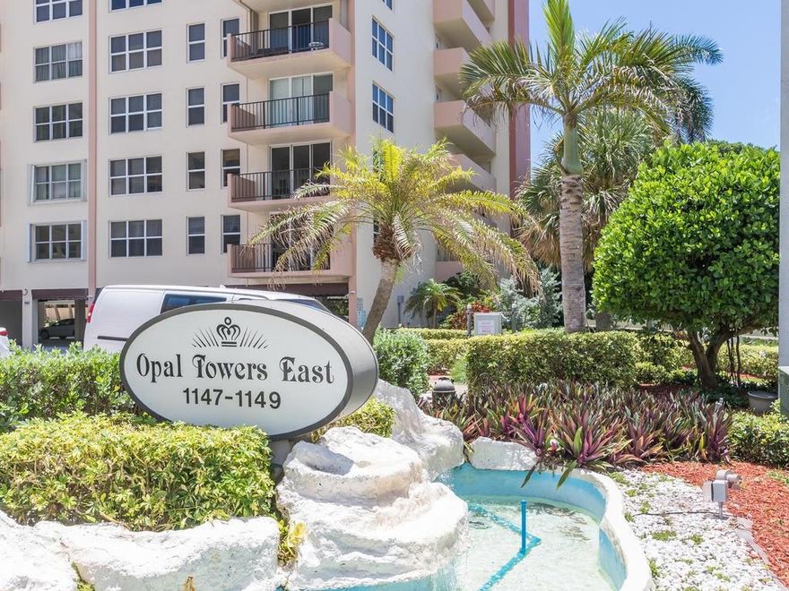 Oceanfront resort style living on prestigious Hillsboro Mile. Walk out the lobby. Just steps to the sandy ocean beach. Lovely updated corner unit.  Beautifully maintained building. Unit has hurricane impact windows throughout, pull out storage drawers in kitchen built ins. All built ins done by design craftsman. High tech fiber optic internet. 24 hour manned guard desk, ocean side BBQ area, underground parking space, exercise room, card room, library, heated pool, and large party area/kitchen facilities.