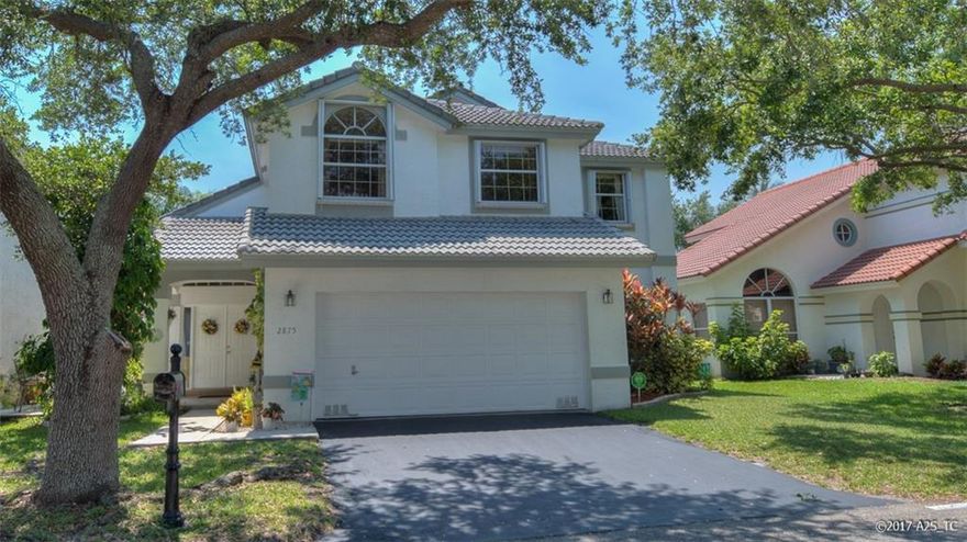 Watch the Virtual Tour! Gorgeous! Rarely available. Enjoy the private fenced backyard and beautiful screened-in pool, shaded lanai, even a raised patio garden.  In-demand open and bright floor plan w/vol ceilings, 1 bed/1 full bath downstairs -master is upstairs. 7 years ago the roof and A/C were replaced, the pool was re-screened & resurfaced in 2014, the kitchen was remodeled and features granite and new stainless-steel appliances.  Even the light fixtures have been replaced and upgraded. Don’t miss out