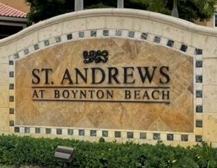 ST ANDREWS AT BOYNTON BEA - Residential Lease