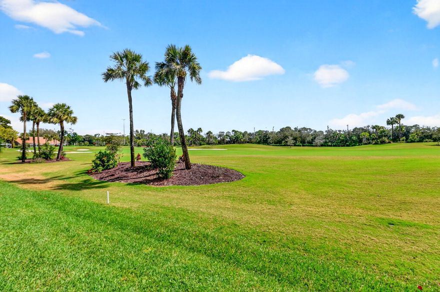 Enjoy beautiful golf course views from this 3BD/2BA Bentley model villa in Wycliffe Golf & Country Club. Designed for natural light, the home features a covered and screened patio, perfect for relaxing with your morning coffee or evening glass of wine while taking in the tranquil scenery. The kitchen overlooks the breakfast area and family room, all positioned to capture the golf course views. The primary suite offers a wall of windows facing the course, a spacious bath with Jacuzzi Roman tub, and skylights that bring in natural light. The third bedroom is currently used as a den or office. Additional highlights include a newer roof (2017) and accordion shutters. Well maintained with a desirable layout, this home presents a wonderful opportunity to update and personalize. Wycliffe Golf & Country Club Is a mandatory membership community, with one of the best lifestyles In South Florida. Showcasing two newly renovated challenging 18 hole championship golf courses, with contrasting styles. There are 14 Har-Tru tennis courts, with center court Stadium seating. The sports court features 8 pickle ball courts, plus 4 Bocce courts. Private dining room "Flavours" surpasses the highest expectation. The "Watermark", dining room continues to have great parties and entertainment, and who doesn't love our "Grill" for breakfast, lunch and dinner. Wait until you see "The Cliff". This lobby bar and lounge is the highlight of the recent renovation. In addition, we love our state-of-the-art fitness center, with Pilates studio and classes, aerobics, yoga, spin, water aerobics, personal trainers and more fitness classes than a person could take in a day. Thyre is our full-service spa, offering retail products along with fine services. Enjoy the sauna, steam, and Olympic Size Swimming pool. Wycliffe offers Ladies and Men's card rooms, clubs and organizations for every interest. Fabulous programs and special events, lots of dinner dances, trivia nights, shows and activities. When needed we even have physical therapy on campus.  Best of all we are located just minutes from the International Polo and Dressage and Jumping events, at the Wellington Equestrian Center. Centrally located, Wycliffe has easy access to Boca Raton, Delray Beach, Palm Beach, City Place and the West Palm Beach airport.

Wycliffe homeowners association provides Comcast high speed internet, telephone and cable TV to contain the X1 platform with whole-house DVR, High Definition and 3 additional HD boxes which cover up to 4 TVs with voice activated remotes, including HBO and Showtime. The high speed internet service of 150 mbps speed and telephone service, local and long distance calling, included in the HOA. All landscaping maintenance, sprinkler systems, exterior painting, pressure cleaning the roofs, and security is included in the quarterly HOA maintenance fee. Wycliffe has roving guards, paramedics on campus, monitored alarm systems, and manned gates.