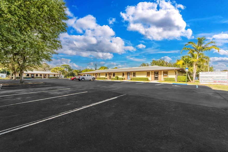 Prime Income Producing Property~ Minutes from Lawnwood Regional Medical Center! Turnkey investment opportunity featuring two separate buildings of 7 fully leased units on nearly an acre. Medical & Office suites with 9560 feet of leased space. Situated in a high-visibility location on 25th Street, near the growing Regional Medical Trauma Center. Extremely well-maintained with some stunning, renovated units. Excellent signage on a high-traffic road. Don't miss this completely occupied income generator. Schedule your private showing today!
