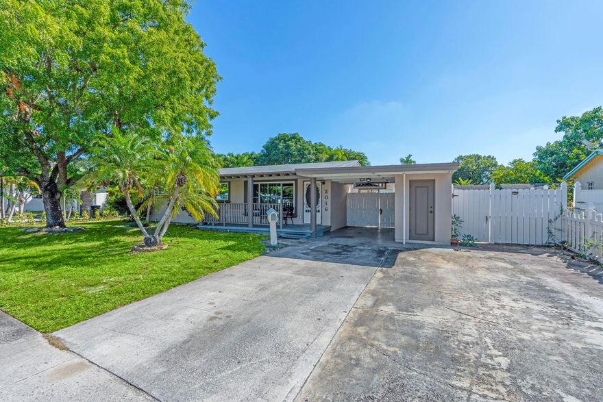 Welcome to this charming and well-cared-for 3-bedroom, 2-bath home located on a quiet interior street close to shopping, schools, and major airports. The home features a fenced pool with a covered patio area—perfect for relaxing or entertaining—and a spacious backyard complete with a storage shed.
Inside, you’ll enjoy a recently updated kitchen with modern finishes and new appliances, along with new porcelain tile flooring throughout the main living areas. Additional highlights include crown molding, a tankless water heater, an indoor washing machine, and extra storage/workspace in the carport area. The large front porch offers a welcoming space to unwind and enjoy the breeze.
A fantastic opportunity to own a well-kept home in a desirable, family-friendly community.