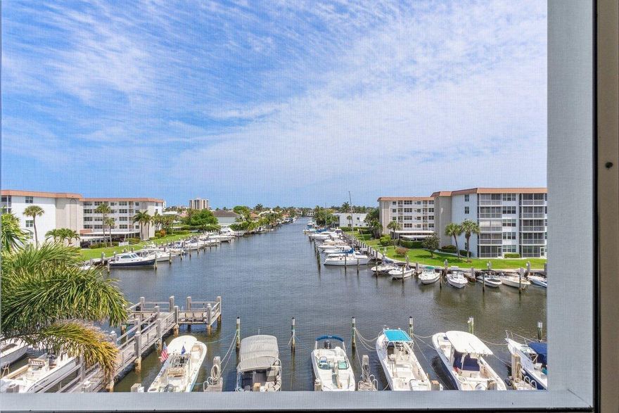 ''MILLION DOLLAR VIEW IN THE MOST SOUGHT AFTER PREMIER BUILDING 1 MODEL B !!'' RESORT STYLE LIVING WATERFRONT COMMUNITY IN EAST DELRAY BEACH. IMPACT WINDOWS/SLIDERS/FRONT DOOR COMPLETE-TILE THROUGH OUT-EXTENDED LIVING AREA TO BALCONY-SPLIT ENSUITE BEDROOM PLAN-COVERED ASSIGNED PARKING-EXTRA EXTERIOR STORAGE-53 HARBOR DOCKS  FOR BOATS 20' TO 45' AT $16.50 PER FT PER YEAR! 3 HEATED SALTWATER POOLS-CLUBHOUSE-BOAT CLUB-GYM-ACTIVE SOCIAL CLUB, GŌLF CLUB, CARD CLUB, YACHT CLUB-LOCATION, LOCATION! ''BRING YOUR BOAT''