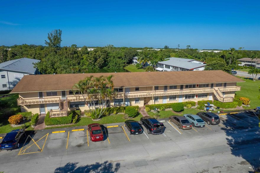 Welcome to Century Village, a vibrant 55+ community in the heart of West Palm Beach! This fully renovated 1-bedroom, 1-bath condo is move-in ready and beautifully upgraded throughout. Enjoy brand-new flooring, fresh interior paint, a modern remodeled bathroom, and a sleek open-concept kitchen featuring a large center island with a waterfall countertop--perfect for dining and entertaining. The kitchen also includes new cabinetry, quartz counters, and stainless-steel appliances (approximately 1 year old).Natural light fills the living area, and the spacious bedroom opens to a peaceful screened patio overlooking the lake, offering tranquil views and a relaxing outdoor space. Additional features include accordion shutters on all windows and a community roof installed in 2021 for added