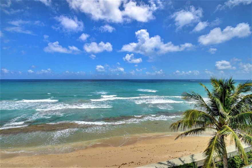 Enjoy Spectacular Breathtaking Intracoastal and Hypoluxo Island Water Views from this Spacious SW Exposure 1 Bed,1.5 Bath 6th floor Waterfront condo at Mayfair Lake. Spend your Days looking out onto Gorgeous Manalapan Landscapes, Beautiful Sunsets and Serene Waterways. Equipped w/Impact Hurricane Windows and Doors, this unit offers Ceramic Tile Floors, Renovated Kitchen, New Granite Counters, Glass Subway Tile Backsplash, Stainless Appliances and a Full Washer /Dryer. The Master Bath has been Elegantly Updated. Living at Mayfair offers Choice of Two Pools, one on the Intracoastal and one at Mayfair Ocean. The Oversized Balcony and Master Bed with Large Open Panoramic Windows are wonderful Places for Relaxing, Entertaining or simply Enjoying the impeccable Water Views. With Resort Style With Resort Style Amenities, Mayfair Lakeside offers an Impeccable Ocean-Side Sundeck w/ Private Beach Access, Heated Pools, Community Club Houses, Sauna, Steam Room,Fitness Center, 24/7 Doorman and Onsite Mgr.  Mayfair Lake is a wonderful place to Enjoy Relaxing Intracoastal Waterways and Fabulous Sunsets. With Nature all around, Japanese Gardens, BBQ areas, Elevators, Pools on Oceanside and Intracoastal side, Mayfair Lakeside offers truly the best of Florida Lifestyles. Located on Palm Beach Island, steps from World Reknown Eau Palm Beach Resort Oceanside, Dune Deck Cafe and Conveniently located close to Manalapan Shopping and Restaurants with Music Venues, Palm Beach Worth Ave, Kravis Center, Publix, Walking and Biking Trails, You will Enjoy a Fun and Healthly Lifestyle. With Deeded Beach Access and Private Designated Parking Spot, this Home will be one you will want to call Home for a Life Time! Call Now for your Private Showing.