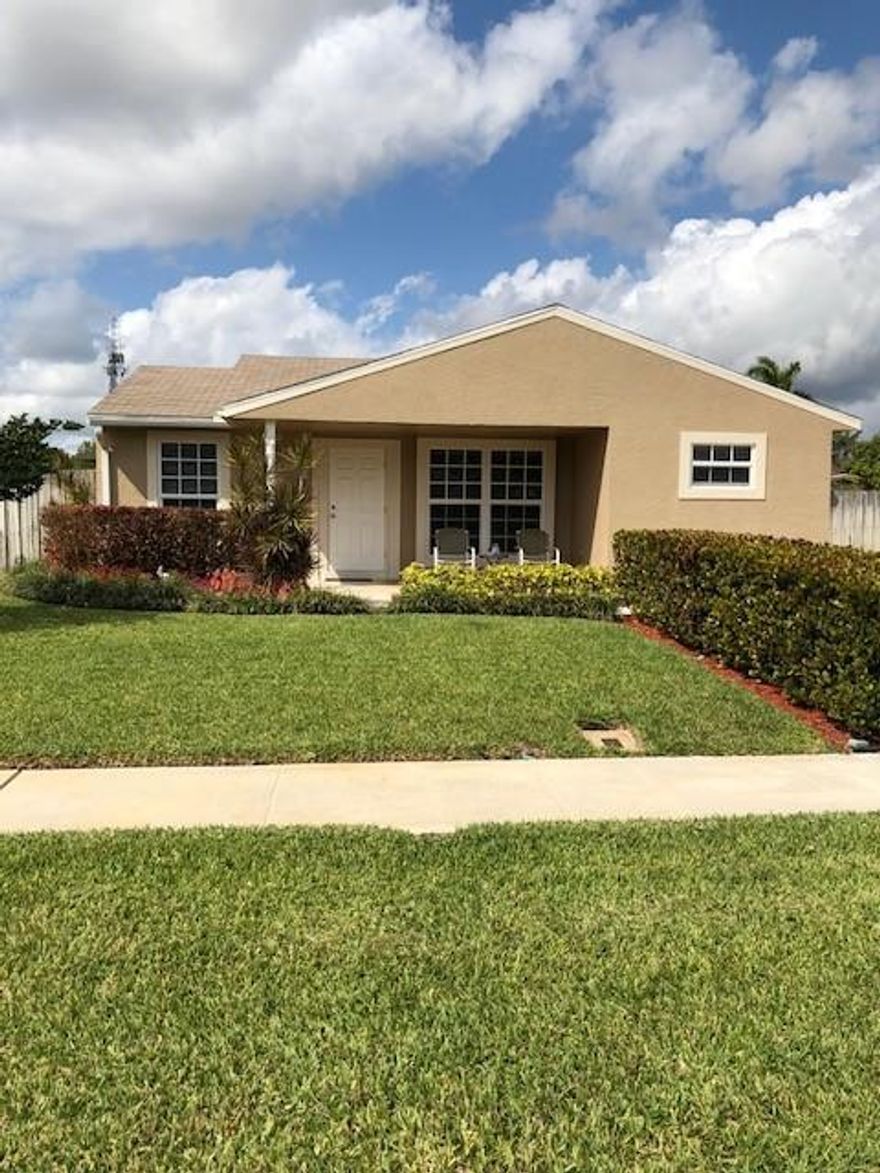 Convenient location with in Counterpoint Estates. Just minutes from shopping , restaurants, mall, and movie theaters. Well maintained 3 bedroom 2 bath house. Move in ready. Updated kitchen with granite counter tops, wood cabinets, and Samsung stainless steel appliances. Fenced in back yard, sprinkler system on well, 10X10 utility shed. Impact windows and doors. No H.O.A.