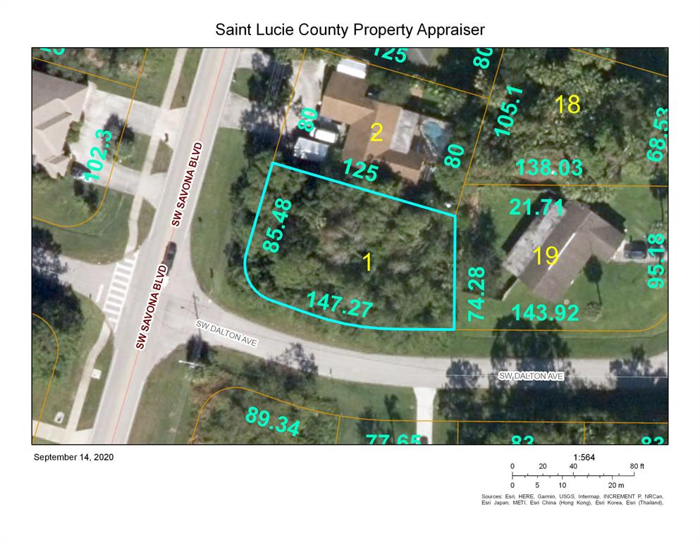 Great corner lot ready for your new home.