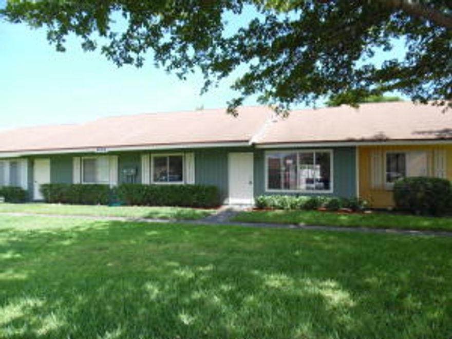 Come see this spacious townhome in West Palm Beach. This home features 3 bedrooms, 2 bathrooms and tile flooring throughout. The spacious unit is in move in condition and ready for you to add your touches. It has a fenced your for your privacy and sit on the lake. Close to major roads, highways, shopping and recreation. This will not last very long. Bring your offers. Sizes approx.