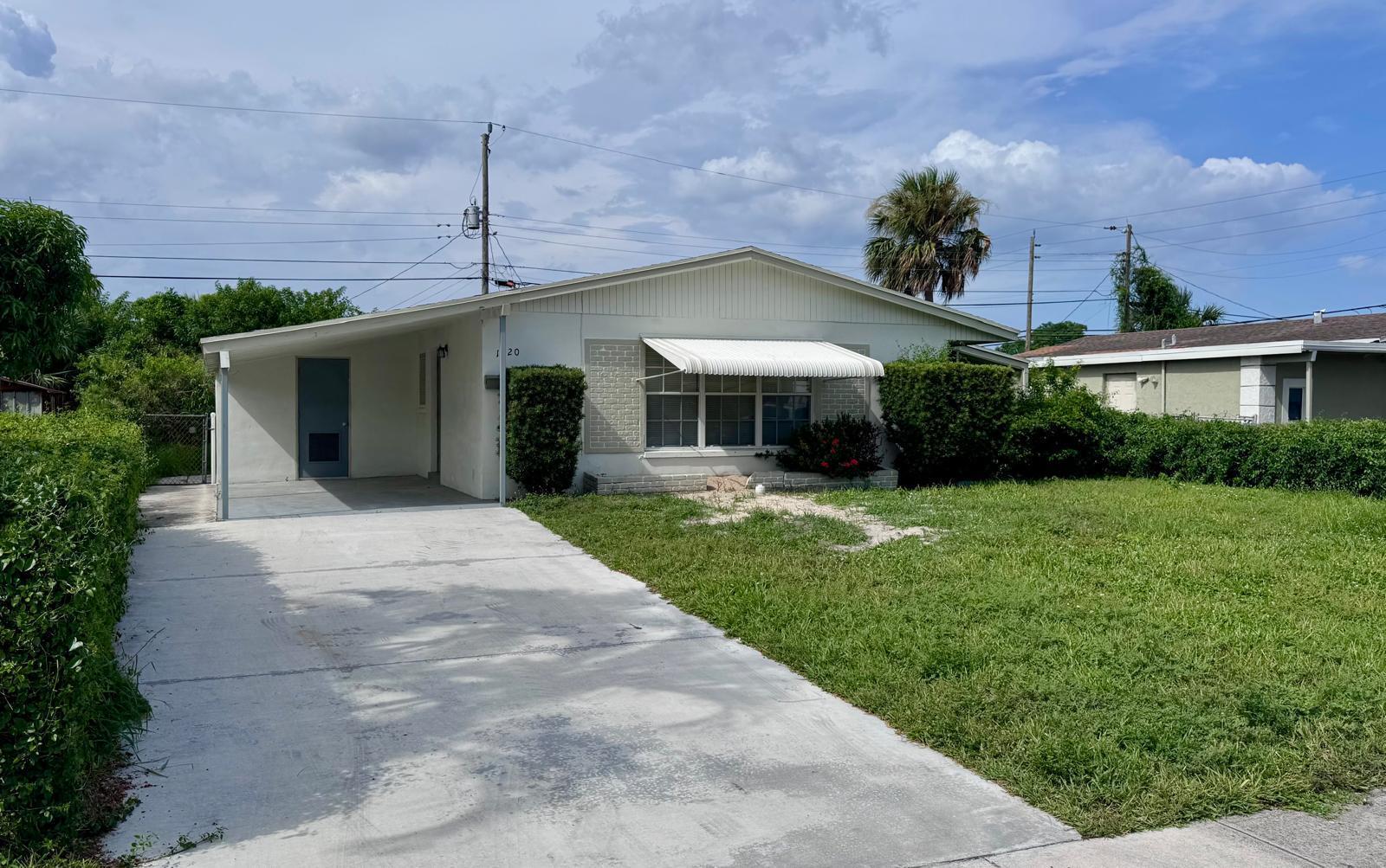 Really nice three bedrooms, one bathroom, lovely yard.