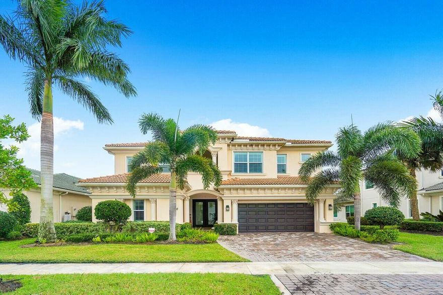 Welcome to the well sought after Santangelo model built in 2018! This stunning home features a resort style backyard with an exceptional pool  and beautiful waterfall feature overlooking a lake and golf course. This property comes with a RARE grandfathered in *INTERMEDIATE MEMBERSHIP* which has more benefits than the current equivalent associate membership. There is a long current waitlist for the associate and full golf membership!Buyer has the option to downgrade to a social membership which allows access to a Brand NEW and improved fitness center, restaurant as well as resort style community pools, tennis courts, new pickle Ball courts, kids play area and the turn bar.