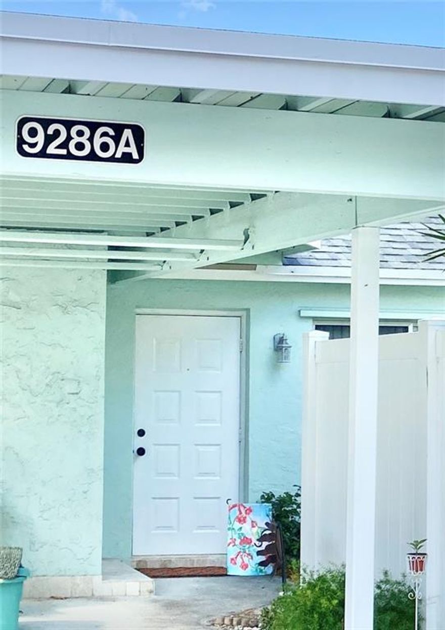 COMING SOON!! Lots of space in this Bright and beautiful CORNER VILLA, with private patio/courtyard areas. Brand NEW A/C and ROOF! Ceramic tiles throughout. Both bedrooms have HUGE WALK IN CLOSETS and their own UPDATED bathrooms. Full size Laundry Room with additional storage space! New yard PVC fences, PLUS the whole community has been newly painted! CARPORT attached plus assigned parking.  VERY PET FRIENDLY! NO BREED RESTRICTIONS!!!!  Can RENT IMMEDIATELY with association approval! Hammock Pointe Elementary, Eagles Landing Middle School and Olympic Heights High School. HOA includes fence, roof, termite and pest control, cable, internet and landscaping. NO MINIMUM CREDIT SCORE!!!