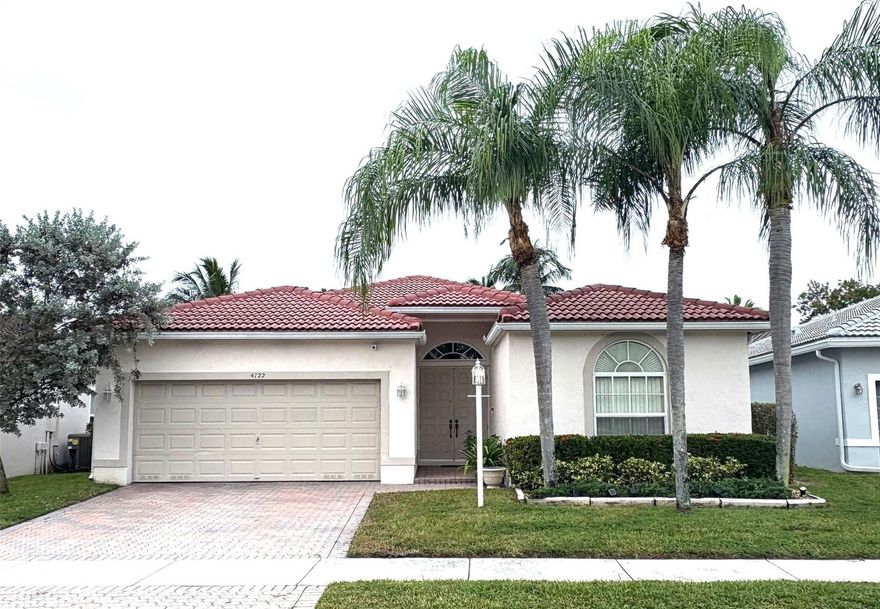 Beautiful 3 bed 2 bath home in Pelican Trail West in Coral Springs. 2 car garage. Ceramic tile living area and vinyl flooring in bedrooms. Very spacious, over 2200 square feet. Large screened-in patio. Very quiet neighborhood in great school zones. Close to everything via Sawgrass Expwy. Great restaurants and shopping just minutes away. 1st, last and security deposit required with good credit. No smokers, no pets. Large screened-in patio. Renter's insurance required prior to move in. Lawn is maintained by the Association.