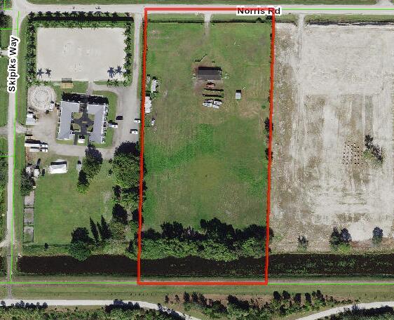 Rare find in an area to live your dream equestrian estate life-Rustic Ranches, Wellington, Florida. Cleared fenced five acre lot with gate and Electricity. Close to Wellington bridle path, equestrian horse and show venues. Located in great country setting, but near all the conveniences of Wellington - shopping, schools, restaurants, horse trails, and more. City water connection available. Lot is near the Wellington Environmental Preserve (a 365 acre nature park with miles of equestrian trail). Great location for horse and equestrian life.