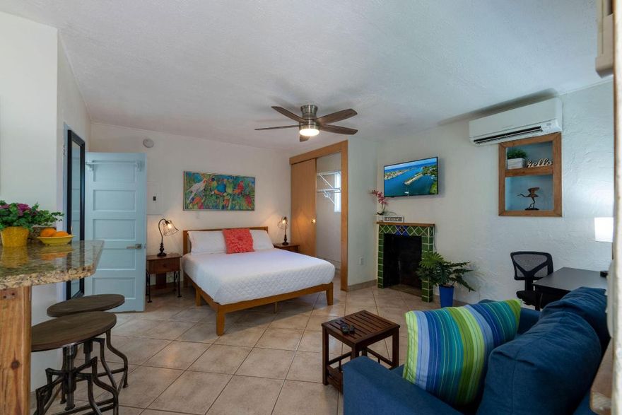 Welcome to this charming Studio in the heart of downtown Lake Worth Beach! This FULLY FURNISHED unit offers a cozy living space that is perfect for unwinding after a long day at work or cooling down after a day at that beach. Stroll to vibrant downtown Lake Worth Beach just a half a block away known for its artistic flair, eclectic shops, and delectable dining options. The beach is just a short walk or bike ride away also. This a perfect location and will not last long! Owner running special: Move in with just first months rent and security deposit.
